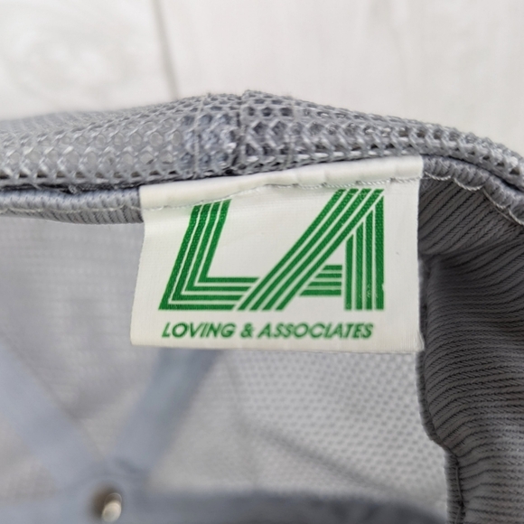 Vintage Trucker Hat Chicago Cutlery Grey Loving and Associates Snapback Adjust - Picture 8 of 9